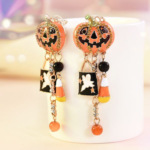 2019 новая мода женщины halloween party тыква призрак пара стержня уха мотаться хооп серьги падения оптовой продажи ювелирных изделий, Silver
2019 новая мода женщины halloween party тыква призрак пара стержня уха мотаться хооп серьги падения оптовой продажи ювелирных изделий, Silver
