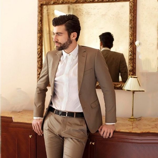 2019 latest design brown suit men wedding suits for men groom custom slim fit smart business street prom blazer 2 pieces, White;black
2019 latest design brown suit men wedding suits for men groom custom slim fit smart business street prom blazer 2 pieces, White;black