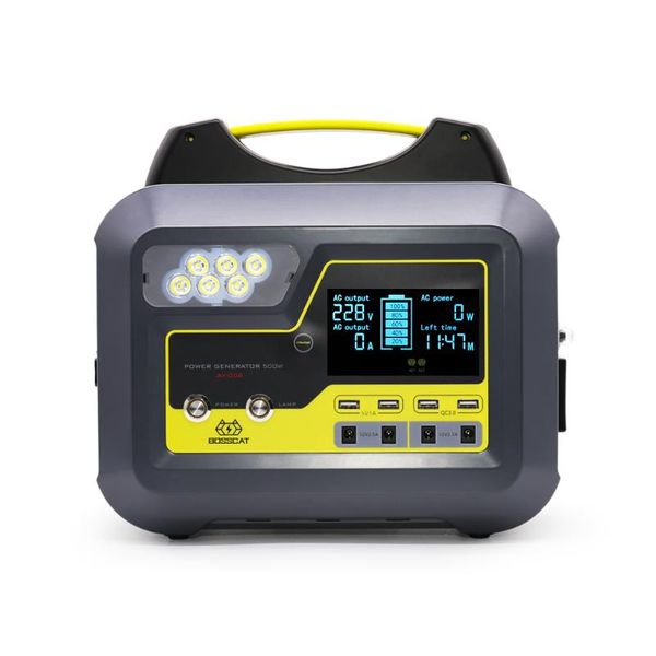 110v 220v 500w portable generator 538wh emergency backup power ups power bank portable station for home outdoor
110v 220v 500w portable generator 538wh emergency backup power ups power bank portable station for home outdoor