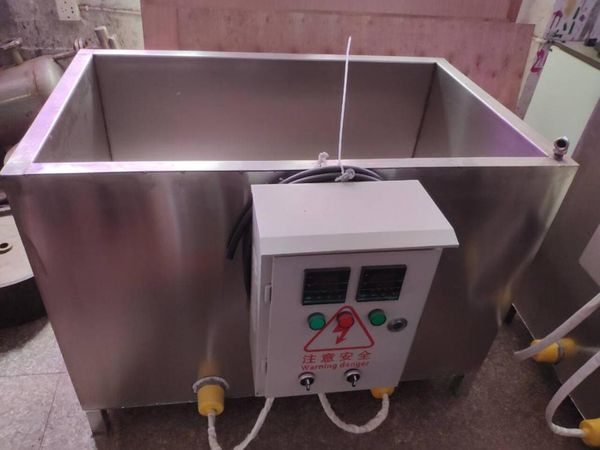 300kg /hour stainless steel beeswax melting machine/wax heating tank