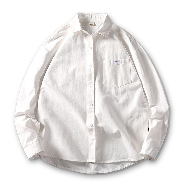 long-sleeved shirt male tide brand port wind very fairy shirt super fire korean version jacket male loose harajuku clothes 60cs, White;black
long-sleeved shirt male tide brand port wind very fairy shirt super fire korean version jacket male loose harajuku clothes 60cs, White;black