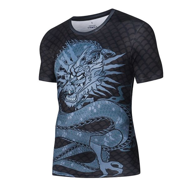 running fitness training exercise quick-drying tights men's short-sleeved elastic baselayer workout shirts jersey sport shirt, Black;blue
running fitness training exercise quick-drying tights men's short-sleeved elastic baselayer workout shirts jersey sport shirt, Black;blue