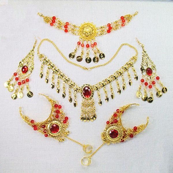 2018 beauty lady belly dance accessories 5style (headwear/necklace/earrings/hand chain)female belly presentation decoration 4020, Black;red
2018 beauty lady belly dance accessories 5style (headwear/necklace/earrings/hand chain)female belly presentation decoration 4020, Black;red