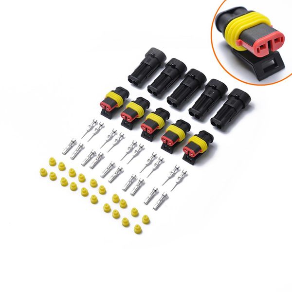 2-hole car waterproof male connector and female contact terminal connector 10 set 5 set 2
2-hole car waterproof male connector and female contact terminal connector 10 set 5 set 2