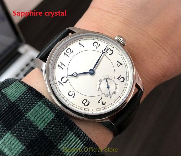 sapphire crystal 44mm geervo asian 6498 17 jewels mechanical hand wind movement men's watch mechanical watches gr247-g8, Slivery;brown
sapphire crystal 44mm geervo asian 6498 17 jewels mechanical hand wind movement men's watch mechanical watches gr247-g8, Slivery;brown
