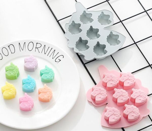 7 cavity unicorn cake mould silicone diy unicorn shaped baking tools decorating cookie chocolate bakeware mould
7 cavity unicorn cake mould silicone diy unicorn shaped baking tools decorating cookie chocolate bakeware mould