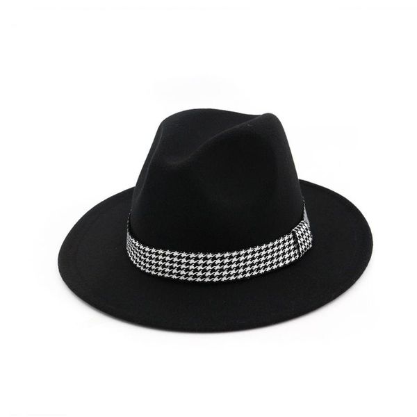 classical men women wool fedora hat with cloth belt wide brim hat jazz fascinator size 56-58cm, Blue;gray
classical men women wool fedora hat with cloth belt wide brim hat jazz fascinator size 56-58cm, Blue;gray