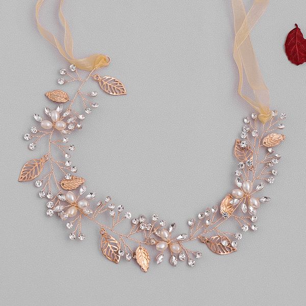 bridal hair accessories handmade gold crystal pearl headband tiara flower headpiece hair jewelry wedding accessories gift, Golden;white
bridal hair accessories handmade gold crystal pearl headband tiara flower headpiece hair jewelry wedding accessories gift, Golden;white