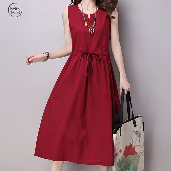 5xl summer dress casual women holiday sleeveless with belt cotton vestidos dresses lady casual loose party dress linen, Black;gray
5xl summer dress casual women holiday sleeveless with belt cotton vestidos dresses lady casual loose party dress linen, Black;gray