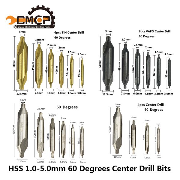60 degrees hss center drill bit set 1mm 1.5mm 2mm 2.5mm 3mm 3.5mm 5.0mm countersink drill bit tin coated combined center drills
60 degrees hss center drill bit set 1mm 1.5mm 2mm 2.5mm 3mm 3.5mm 5.0mm countersink drill bit tin coated combined center drills