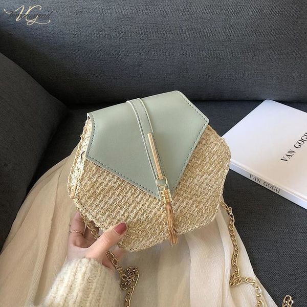 new fashion hexagon mulit style straw pu bag handbags women summer rattan bag handmade woven beach bolsa feminina
new fashion hexagon mulit style straw pu bag handbags women summer rattan bag handmade woven beach bolsa feminina