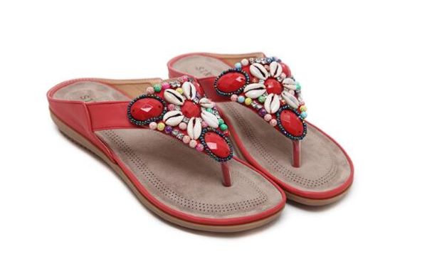 new holiday beach national women's shoes bohemia beaded foreign trade large shoes, Black
new holiday beach national women's shoes bohemia beaded foreign trade large shoes, Black