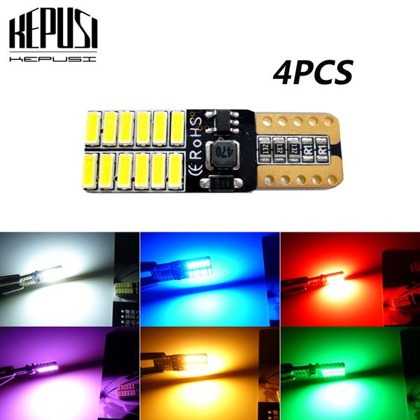 4x t10 w5w super bright 4014 led car interior reading dome light marker lamp 168 194 led auto wedge parking bulbs purple blue 
4x t10 w5w super bright 4014 led car interior reading dome light marker lamp 168 194 led auto wedge parking bulbs purple blue