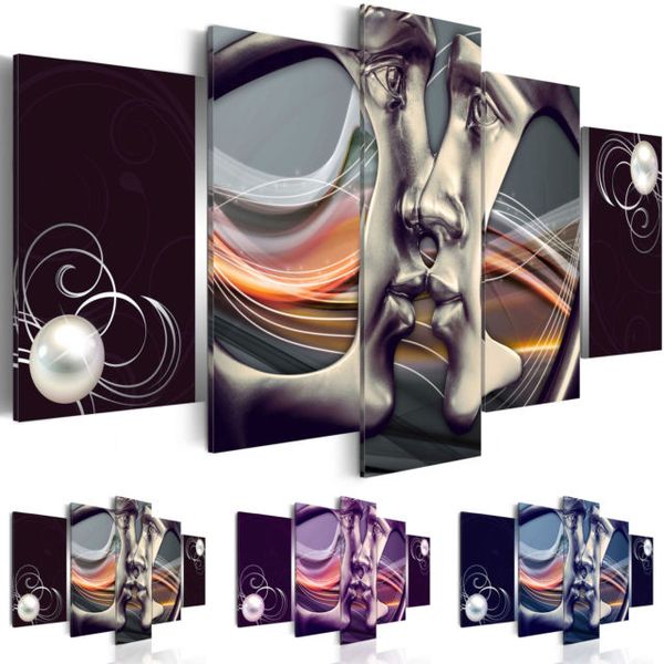 fashion wall art canvas painting 5 pieces brown blue purple abstract metal mask lover kiss modern home decoration,choose color and size no f
fashion wall art canvas painting 5 pieces brown blue purple abstract metal mask lover kiss modern home decoration,choose color and size no f