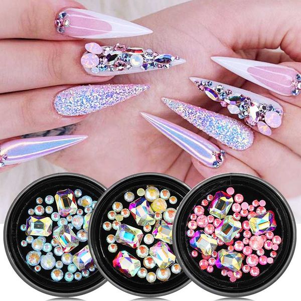 1 box colorful decorations rhinestones stones mixed size nail accessories nail studs 3d art decorations diy design, Silver;gold
1 box colorful decorations rhinestones stones mixed size nail accessories nail studs 3d art decorations diy design, Silver;gold