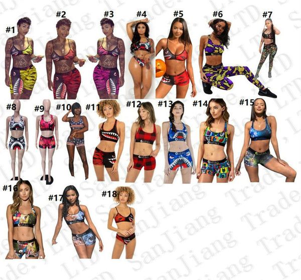 women swimsuit 2 piece bikini set crop bras shorts swimwear ladies tankini beachwear shark camo swim bathing suit 18 color e22908
women swimsuit 2 piece bikini set crop bras shorts swimwear ladies tankini beachwear shark camo swim bathing suit 18 color e22908