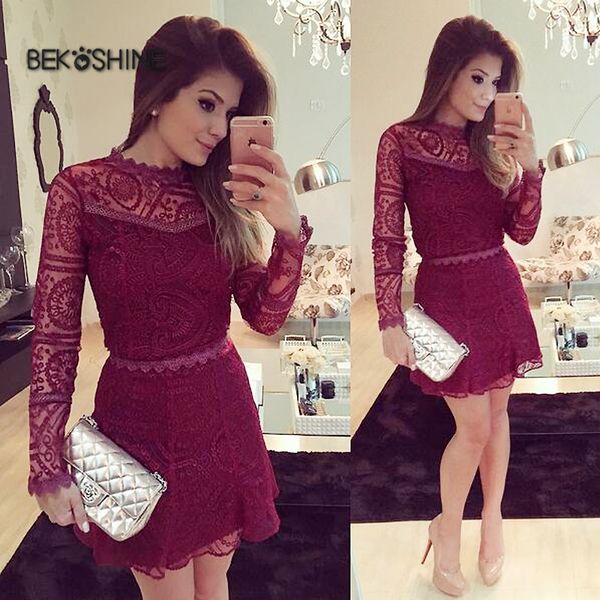 bekoshine 2017 new fashion women autumn party dresses o-neck chiffon lace dress vestidos casual mini dress vestido de festa, White;black
bekoshine 2017 new fashion women autumn party dresses o-neck chiffon lace dress vestidos casual mini dress vestido de festa, White;black