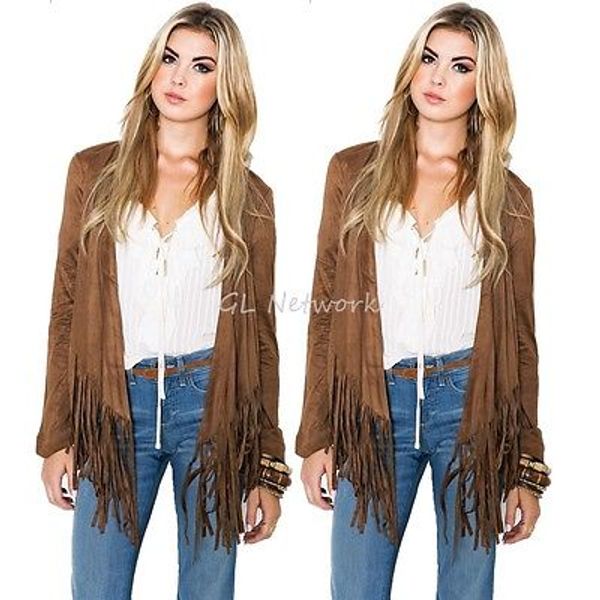 spring fall women clothing outwear outfits fashion short cardigan coat tassel fringe casual loose jacket chic khaki, Black;brown
spring fall women clothing outwear outfits fashion short cardigan coat tassel fringe casual loose jacket chic khaki, Black;brown