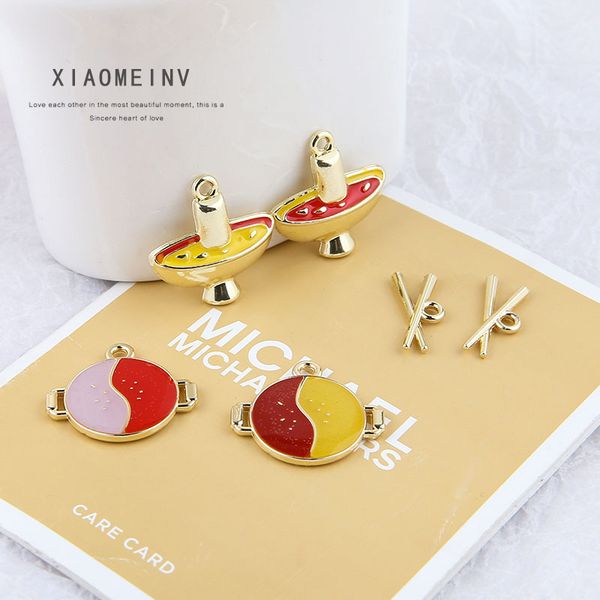 10pcs pot shabu design chopsticks enamel charms dilicious pendants metal jewelry accessory fit earring diy dangle yz784, Bronze;silver
10pcs pot shabu design chopsticks enamel charms dilicious pendants metal jewelry accessory fit earring diy dangle yz784, Bronze;silver