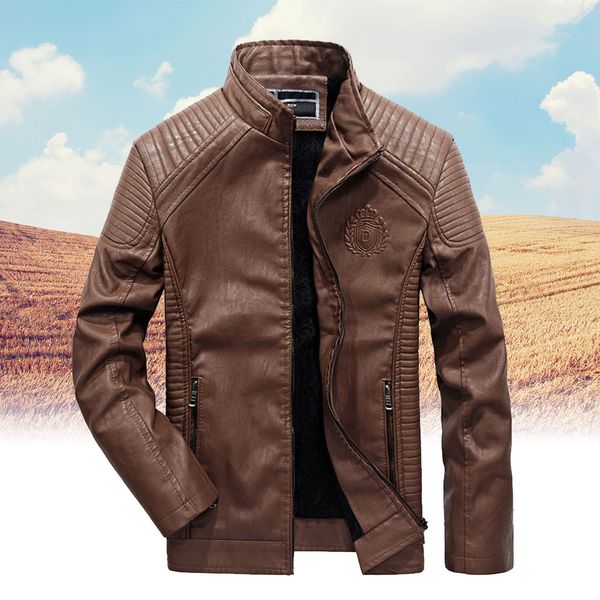new style motorcycle leather jacket men motorcycle bike cowboy jackets male plus velvet thick coats windproof sweatshirt
new style motorcycle leather jacket men motorcycle bike cowboy jackets male plus velvet thick coats windproof sweatshirt