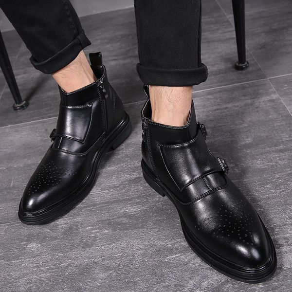 new 2019 chelsea boots men winter shoes black leather boots fashion brand male ankle boots black a1968
new 2019 chelsea boots men winter shoes black leather boots fashion brand male ankle boots black a1968