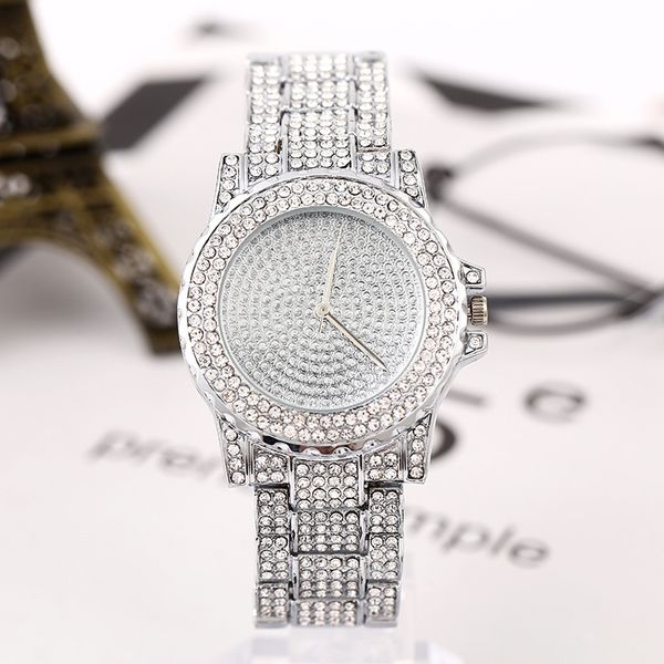 luxury out watch diamond watch for men women square quartz women ladies clock, Slivery;brown
luxury out watch diamond watch for men women square quartz women ladies clock, Slivery;brown