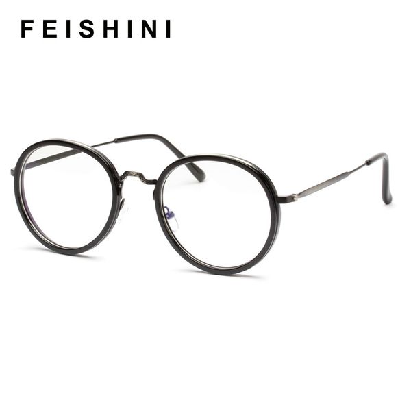 feishini new woman glasses optical frames metal round glasses frame clear lens eyeware black silver gold eye
feishini new woman glasses optical frames metal round glasses frame clear lens eyeware black silver gold eye