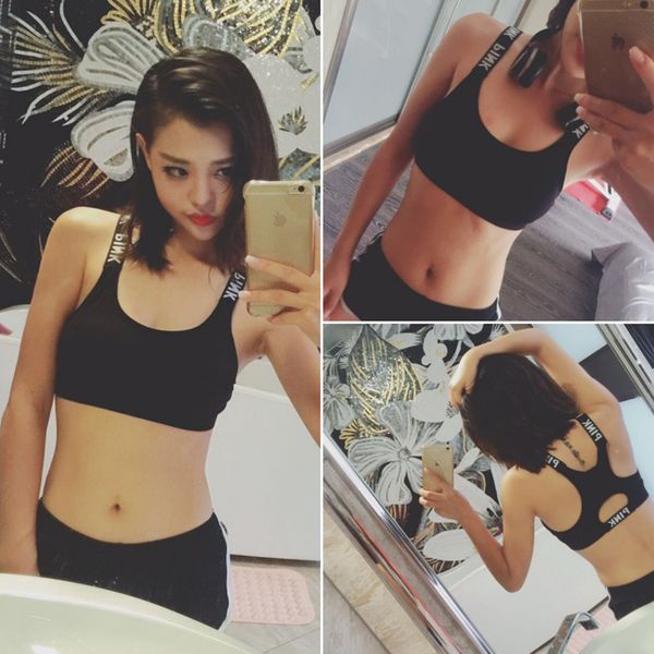women padded holefitness stretch crop tank vest running yoga sports bras apparel female sportswear clothing clothes 2018, White;black
women padded holefitness stretch crop tank vest running yoga sports bras apparel female sportswear clothing clothes 2018, White;black