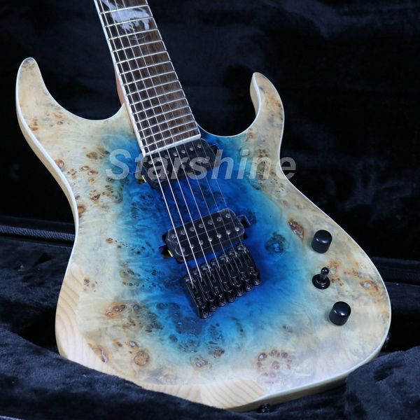 jeb7015 7 strings custom shop electic guitar burl stain finish fanned frets ash body strings thru body
jeb7015 7 strings custom shop electic guitar burl stain finish fanned frets ash body strings thru body