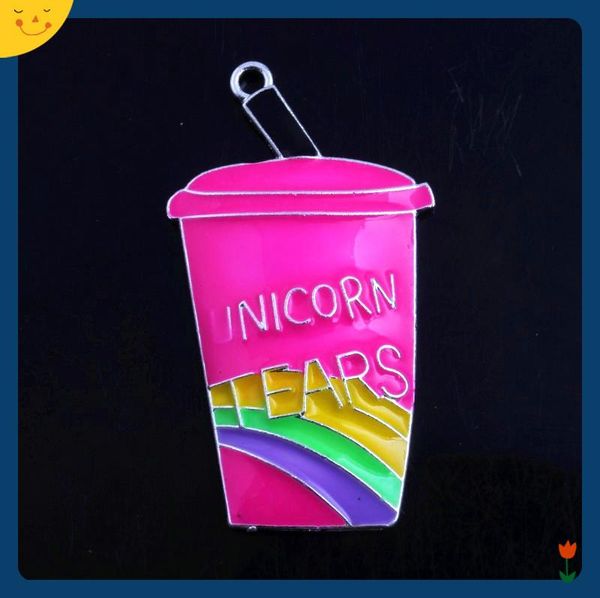 doluo 30x54mm 10pcs ink alloy enamel milk tea cup unicorn pendants for chunky necklace keychain jewelry making bracelet charm, Silver
doluo 30x54mm 10pcs ink alloy enamel milk tea cup unicorn pendants for chunky necklace keychain jewelry making bracelet charm, Silver
