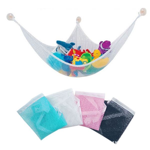 mesh toy hammock net wall-mounted hanging kids stuffed toys storage net