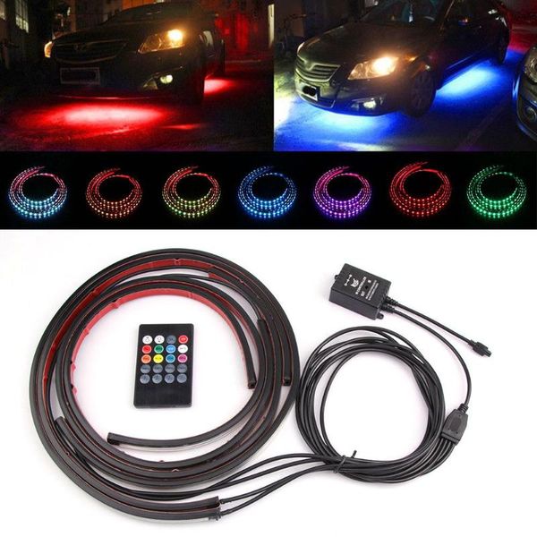 vodool 4pcs car rgb led strip decorative lamp under car tube underbody glow system neon active effects light kit universal
vodool 4pcs car rgb led strip decorative lamp under car tube underbody glow system neon active effects light kit universal