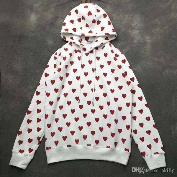 2019 autumn new fashion sweatshirt hearts print white hooded sweater mens womens designer hoodie jacket pullover plus, Black;brown
2019 autumn new fashion sweatshirt hearts print white hooded sweater mens womens designer hoodie jacket pullover plus, Black;brown