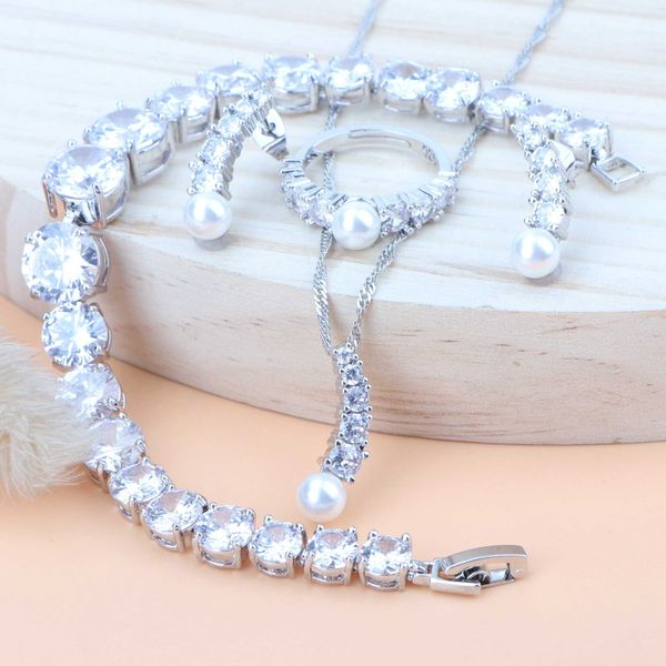 bridal pearl jewelry sets 925 sterling silver costume jewellery earrings bracelet rings pendant necklace sets jewelry for women
bridal pearl jewelry sets 925 sterling silver costume jewellery earrings bracelet rings pendant necklace sets jewelry for women