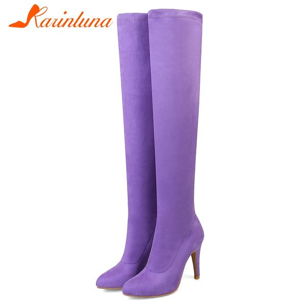 karin 32-45 sweet candy colors over the knee boots ladies stretch thigh high boots women 2019 high heels shoes woman, Black
karin 32-45 sweet candy colors over the knee boots ladies stretch thigh high boots women 2019 high heels shoes woman, Black