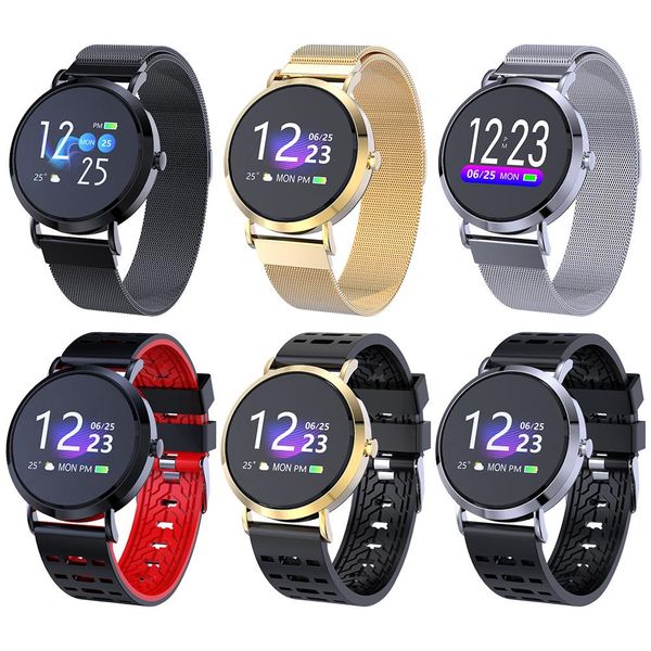 cv08f color round screen smart watch heart rate movement wristband blood pressure dynamic monitoring sleep smart watch unisex, Slivery;brown
cv08f color round screen smart watch heart rate movement wristband blood pressure dynamic monitoring sleep smart watch unisex, Slivery;brown