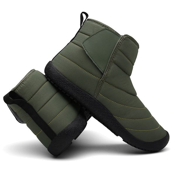 men boots winter shoes casual snow boots for men with fur warm plush shoes waterproof lightweight plus size 46, Black
men boots winter shoes casual snow boots for men with fur warm plush shoes waterproof lightweight plus size 46, Black