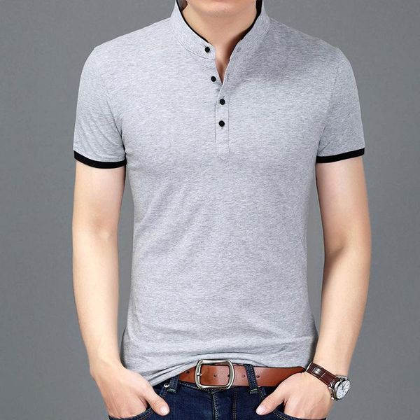 2018 summer new fashion brand clothing tshirt men solid color slim fit short sleeve t shirt men mandarin collar casual t-shirts newest, White;black
2018 summer new fashion brand clothing tshirt men solid color slim fit short sleeve t shirt men mandarin collar casual t-shirts newest, White;black