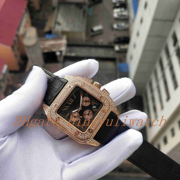 new factory luxury men's w20091x7 watch x100 rose gold all diamond case quartz movement chronograph work sport wrist watches original b, Slivery;brown
new factory luxury men's w20091x7 watch x100 rose gold all diamond case quartz movement chronograph work sport wrist watches original b, Slivery;brown