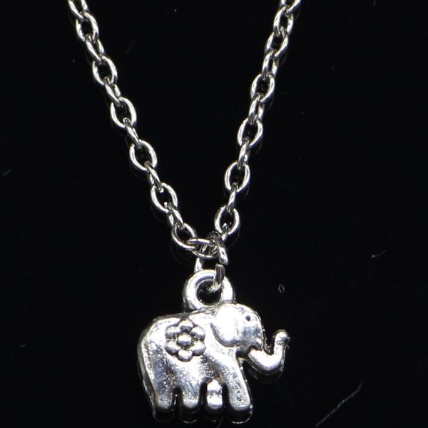 20pcs new fashion necklace 12x12mm elephant flower silver pendants short long women men colar gift jewelry choker
20pcs new fashion necklace 12x12mm elephant flower silver pendants short long women men colar gift jewelry choker