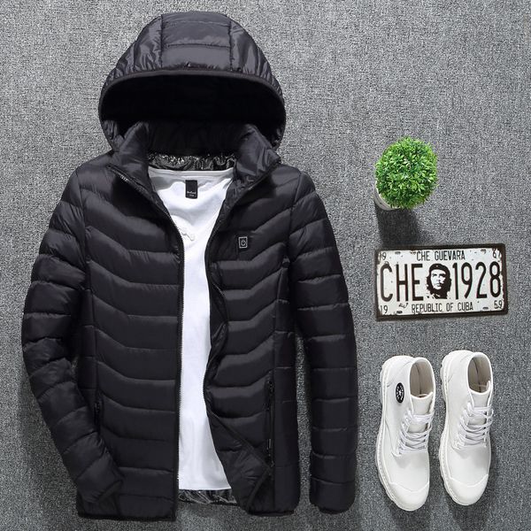 men's down & parkas selling 2021 men leisure intelligent heating cotton-padded jacket usb warm winter electric clothes, Black
men's down & parkas selling 2021 men leisure intelligent heating cotton-padded jacket usb warm winter electric clothes, Black