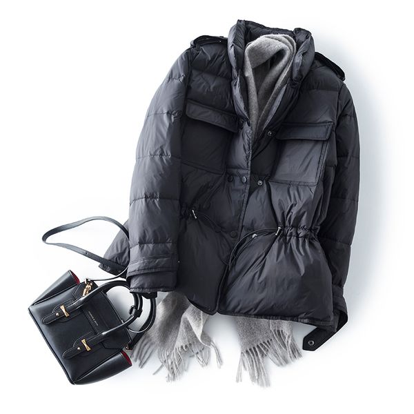 2020 new winter women ultralight down jacket white duck down coat long sleeve warm parka female double breasted outwear, Black
2020 new winter women ultralight down jacket white duck down coat long sleeve warm parka female double breasted outwear, Black