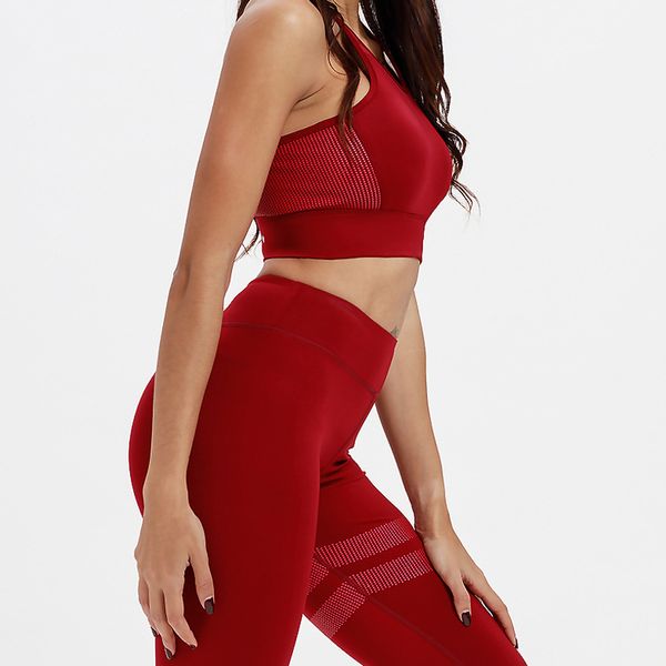 women with pants yoga suit sleeveless vest high waist breathable slim fit clothing set fk88, White;red
women with pants yoga suit sleeveless vest high waist breathable slim fit clothing set fk88, White;red