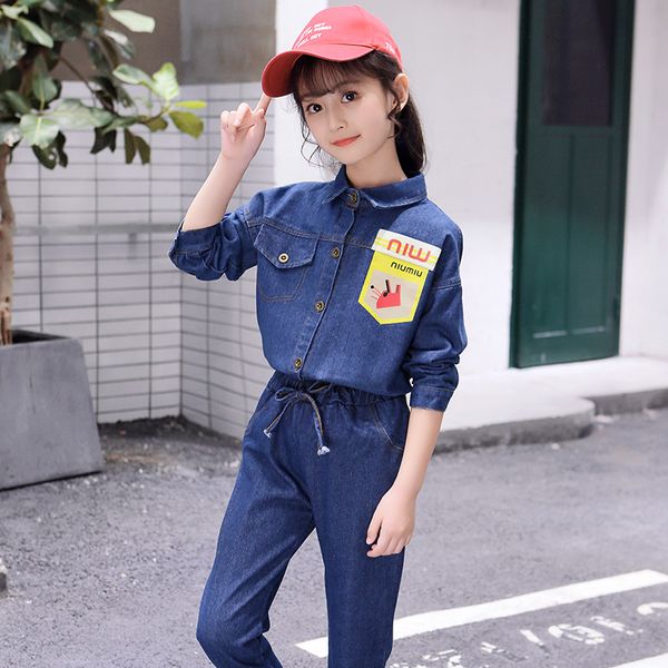 2pcs blue girls shirts & girls jeans clothing set toddler winter clothes for 4 6 8 10 12 year old 2020 kid clothes oks195002, White
2pcs blue girls shirts & girls jeans clothing set toddler winter clothes for 4 6 8 10 12 year old 2020 kid clothes oks195002, White