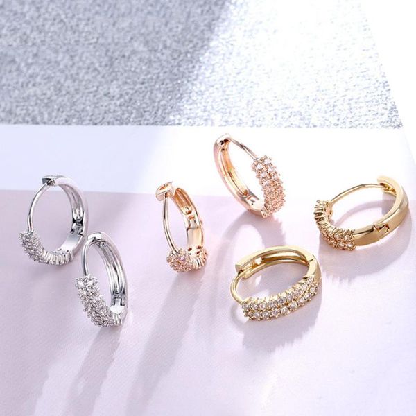 fashion round small hoop earrings for women cubic zircon stone earrings wedding brides jewelry, Golden;silver
fashion round small hoop earrings for women cubic zircon stone earrings wedding brides jewelry, Golden;silver