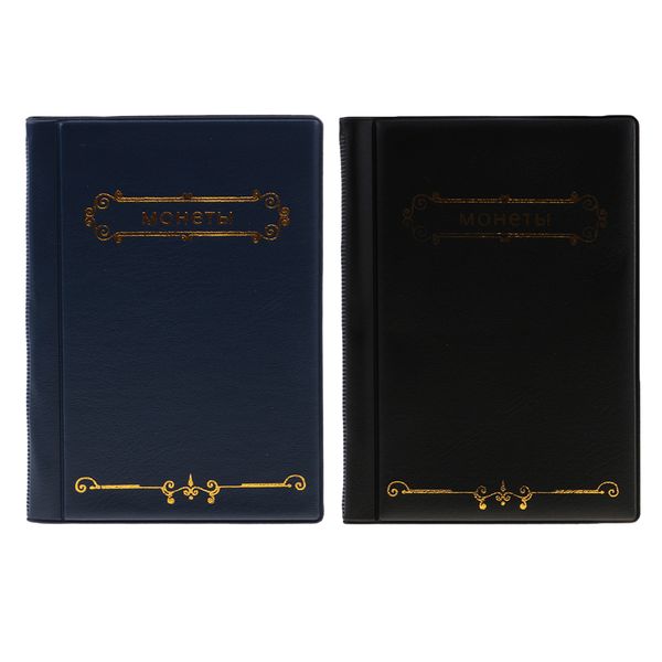 coin album 10 pages coins collecting book 120 trasparent pockets 27.5mm pvc 
coin album 10 pages coins collecting book 120 trasparent pockets 27.5mm pvc