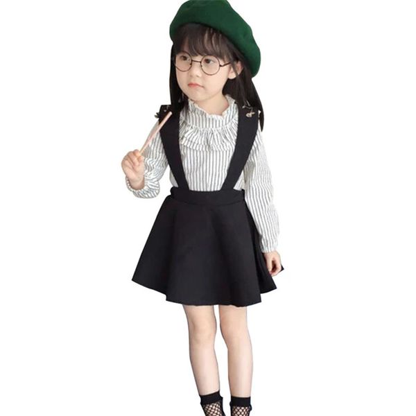 children costume suit girls clothing new autumn spring 2019 kids ruffled shirts overalls strap skirt 2pcs/sets girl outfits, White
children costume suit girls clothing new autumn spring 2019 kids ruffled shirts overalls strap skirt 2pcs/sets girl outfits, White