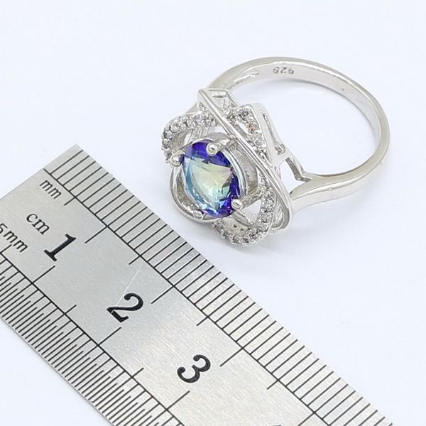 blue rainbow zircon 925 silver jewelry sets for women heart shape earrings rings necklace pendant gift box, Slivery;golden
blue rainbow zircon 925 silver jewelry sets for women heart shape earrings rings necklace pendant gift box, Slivery;golden