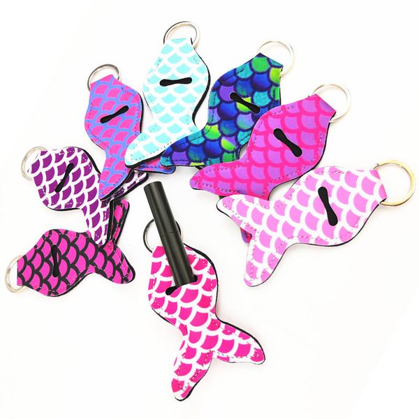 1pc mermaid tail girl lipstick keychains neoprene chapstick cover holder sleeve keychain key ring key chain women gifts
1pc mermaid tail girl lipstick keychains neoprene chapstick cover holder sleeve keychain key ring key chain women gifts