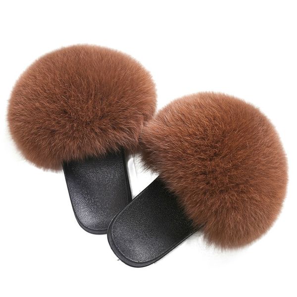 coolsa luxury women real fox fur sandals fox hair fur slides rubber flat non-slip casual home slipper soft lady large size shoes, Black
coolsa luxury women real fox fur sandals fox hair fur slides rubber flat non-slip casual home slipper soft lady large size shoes, Black